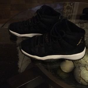 Black Jordan sneakers